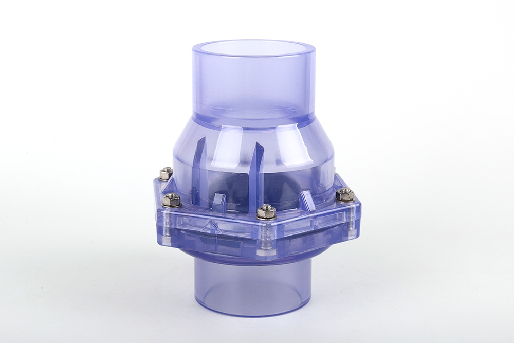 嘉荫透明翻板式止回阀